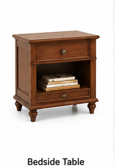 Bedside table pair