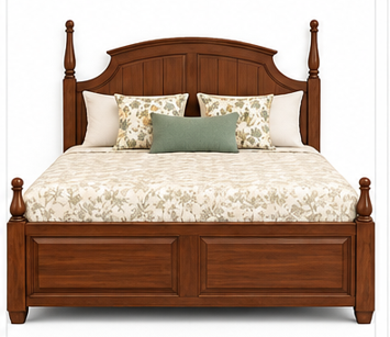 Teak wood bed