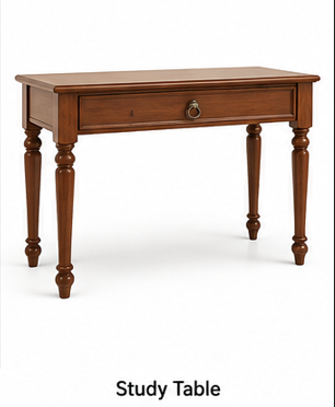 Teak wood study table